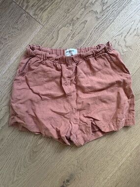 Eve Gravel Linen shorts